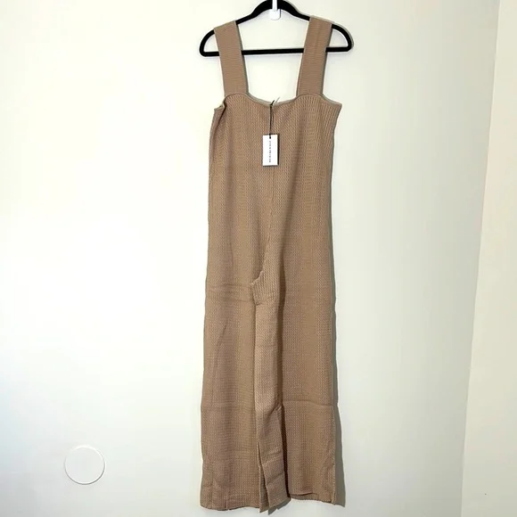 Weworewhat Wide Leg Cable Knit Jumpsuit size M NWT - Picture 4 of 9
